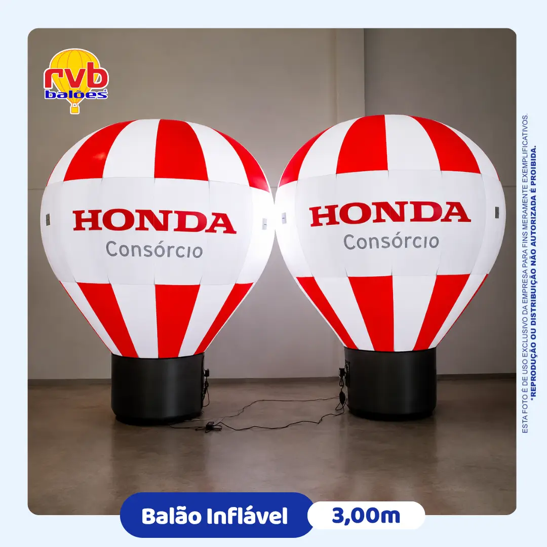 Balão inflável iluminado Honda Consórcio