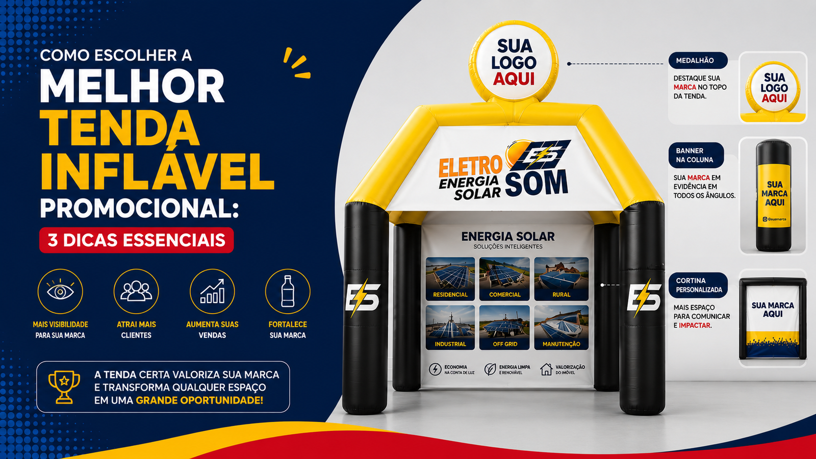 Como Escolher a Melhor Tenda Inflável Promocional: 3 Dicas Essenciais Como Escolher a Melhor Tenda Inflável Promocional: 3 Dicas Essenciais