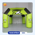 Tenda inflável 5x5m 7K Bet para ativações de marca e eventos promocionais