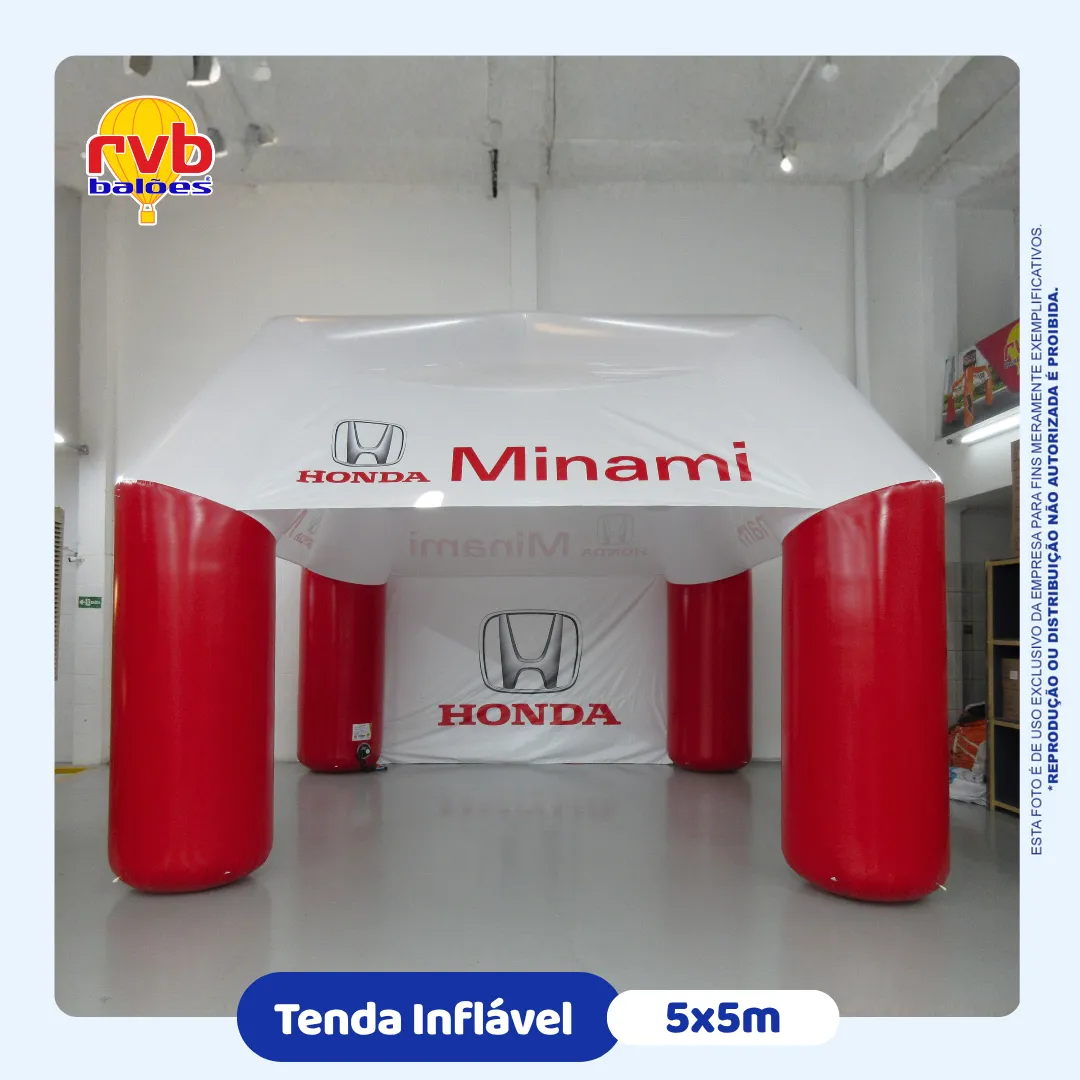 Tenda inflável Honda Minami 5x5 metros