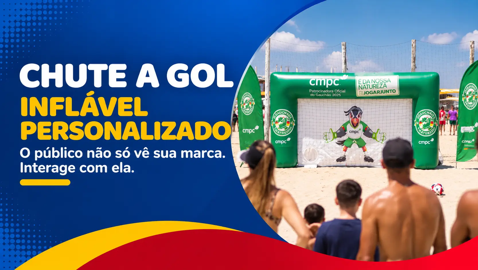 Chute a Gol Inflável: Engajamento e Aplicações por Segmento Chute a Gol Inflável: Engajamento e Aplicações por Segmento