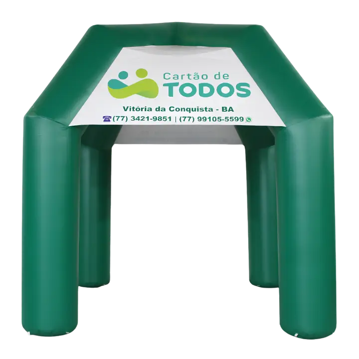 Tenda inflável clássica personalizada
