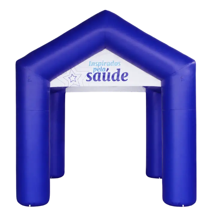Tenda inflável casinha personalizada